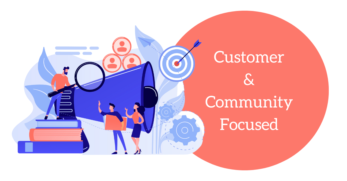 Customers and Community Focused- Core Values of Asort